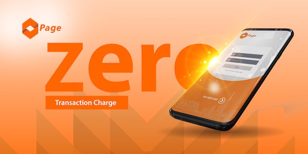 Enjoy Zero Transaction Charge With Page
